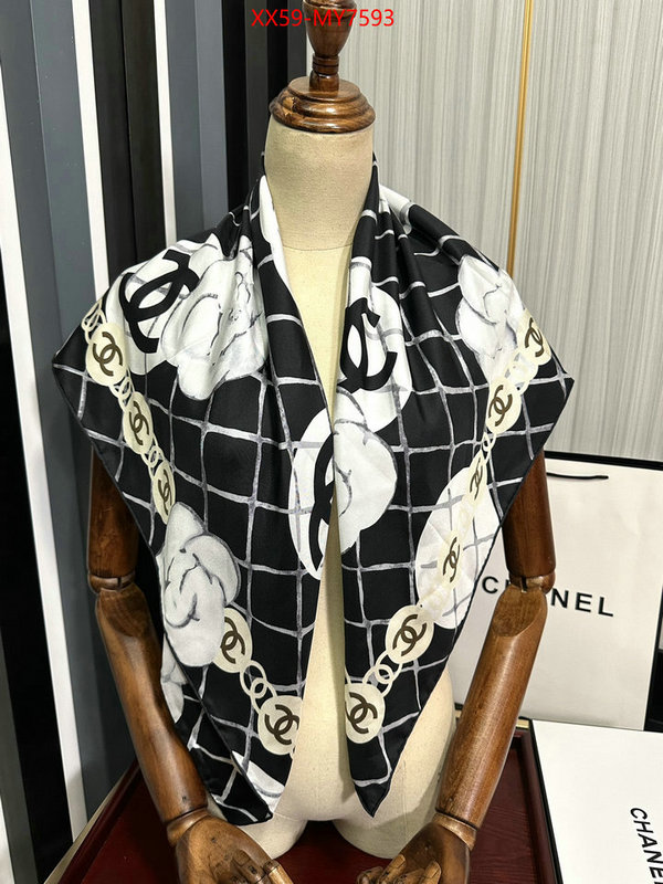 Scarf-Chanel fake cheap best online ID: MY7593 $: 59USD