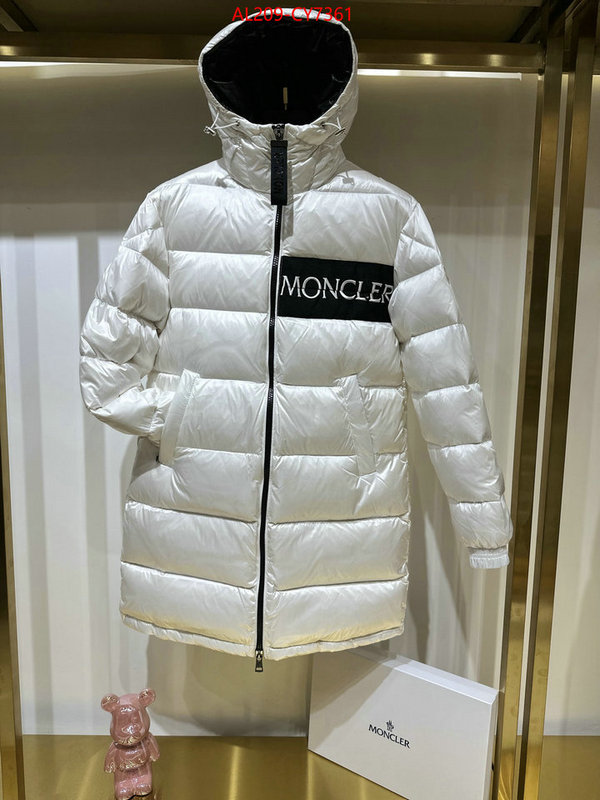 Down jacket Men-Moncler wholesale 2023 replica ID: CY7361 $: 209USD