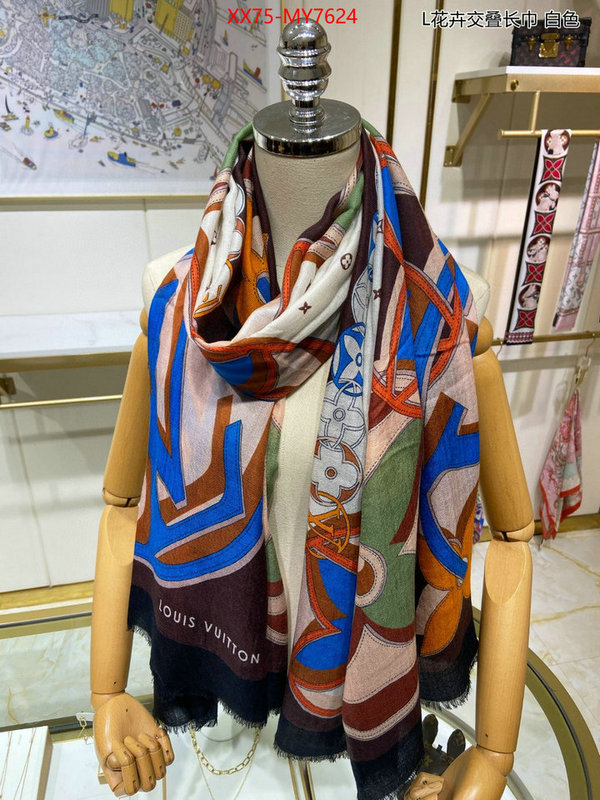 Scarf-LV brand designer replica ID: MY7624 $: 75USD