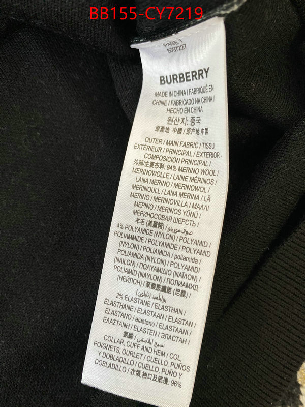 Clothing-Burberry best designer replica ID: CY7219 $: 155USD