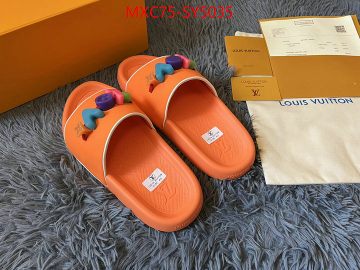 Women Shoes-LV luxury ID: SY5035 $: 75USD