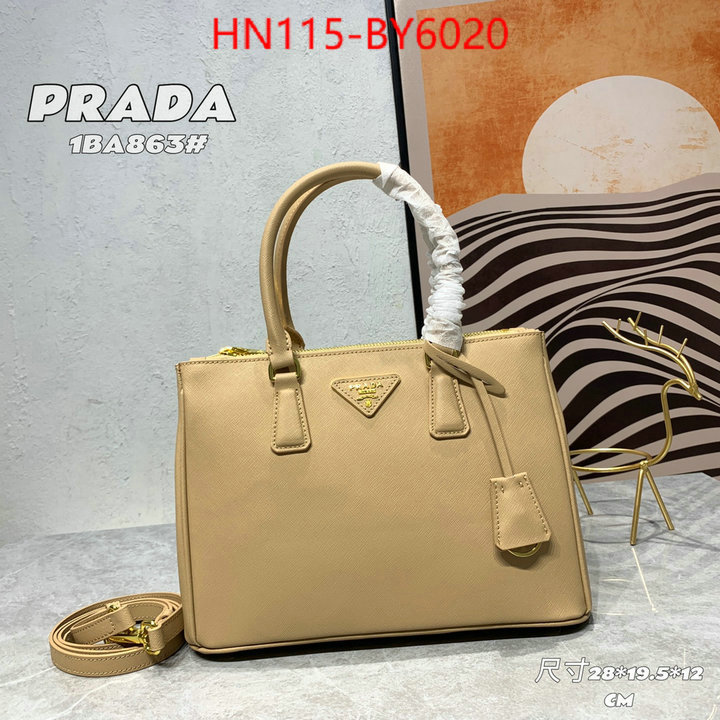 Prada Bags (4A)-Handbag- 2023 perfect replica designer ID: BY6020 $: 115USD