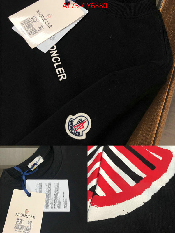 Clothing-Moncler knockoff ID: CY6380 $: 75USD