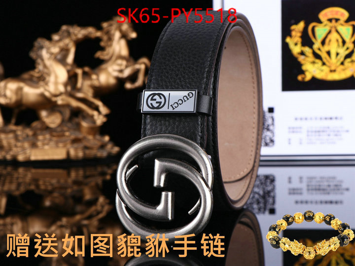 Belts-Gucci where can i buy the best quality ID: PY5518 $: 65USD