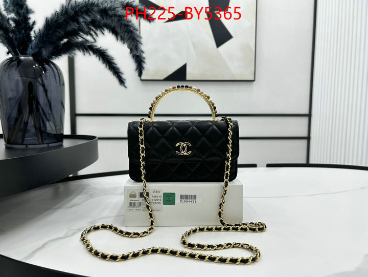 Chanel Bags(TOP)-Diagonal- replica aaaaa designer ID: BY5365 $: 225USD