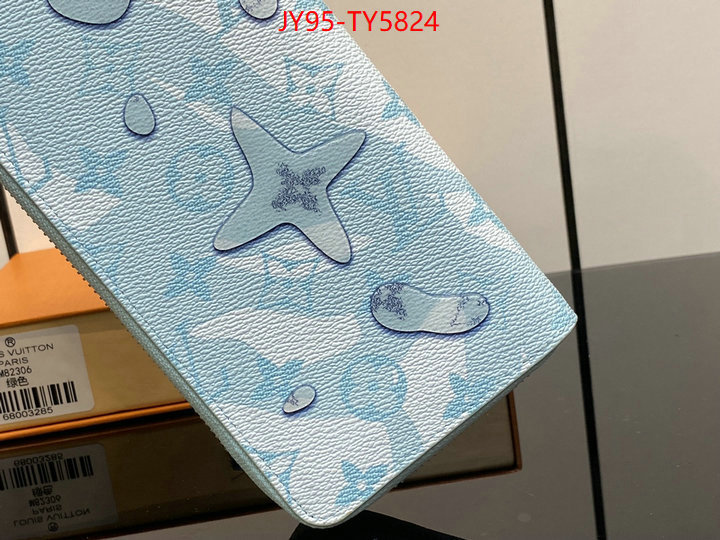 LV Bags(TOP)-Wallet sell online luxury designer ID: TY5824 $: 95USD