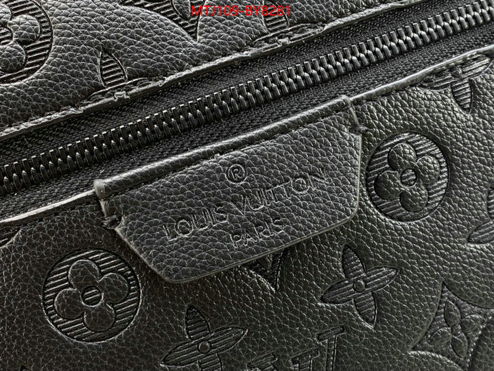 LV Bags(4A)-Backpack- replica 1:1 high quality ID: BY8281 $: 109USD