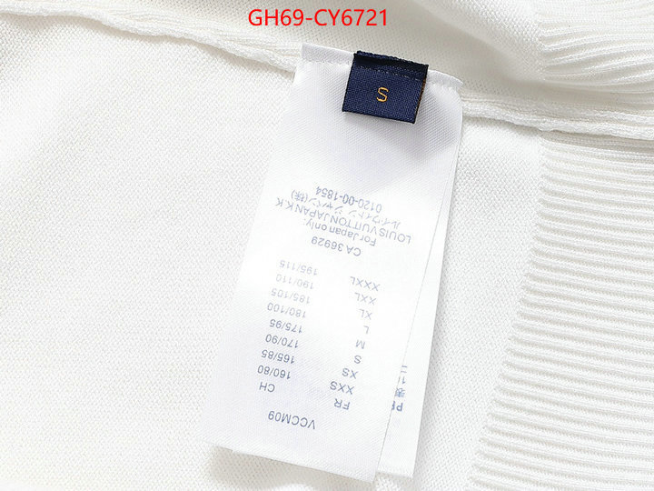 Clothing-LV quality aaaaa replica ID: CY6721 $: 69USD