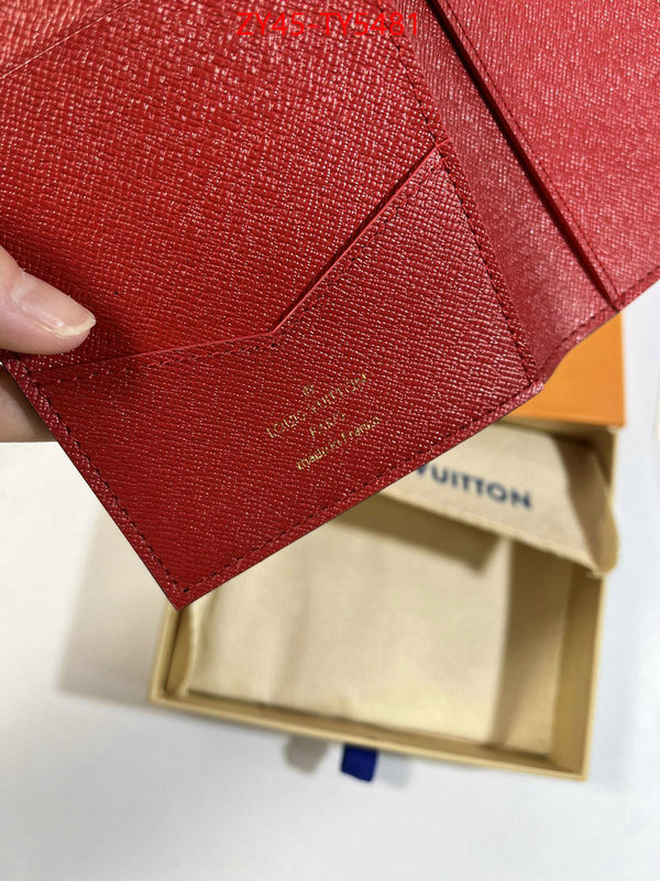 LV Bags(4A)-Wallet aaaaa+ replica designer ID: TY5481 $: 45USD