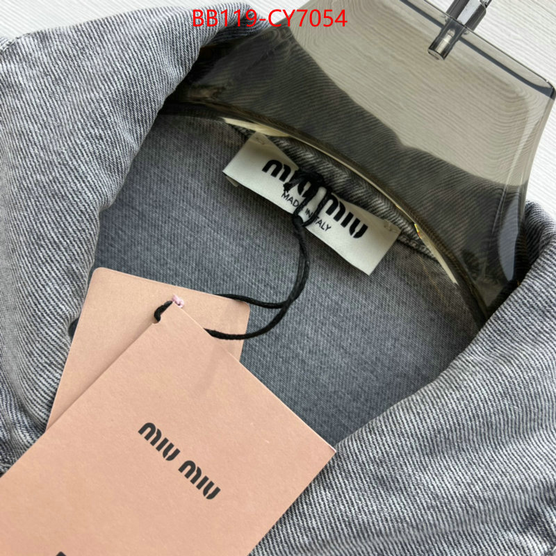Clothing-MIU MIU buying replica ID: CY7054 $: 119USD