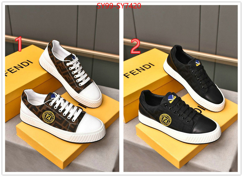 Men Shoes-Fendi top brands like ID: SY7420 $: 99USD