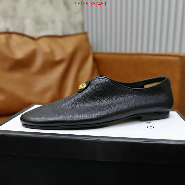 Men Shoes-Gucci 1:1 replica wholesale ID: SY7459 $: 125USD