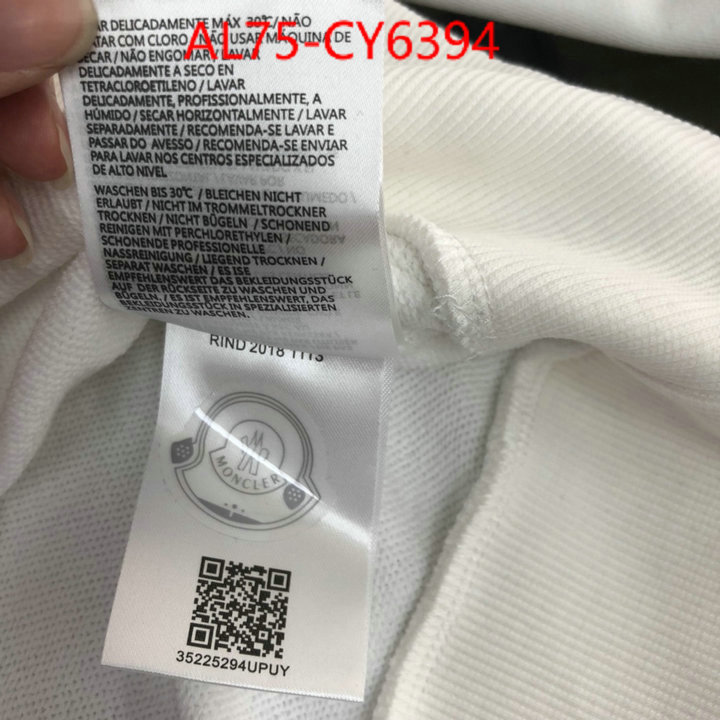 Clothing-Moncler for sale online ID: CY6394 $: 75USD