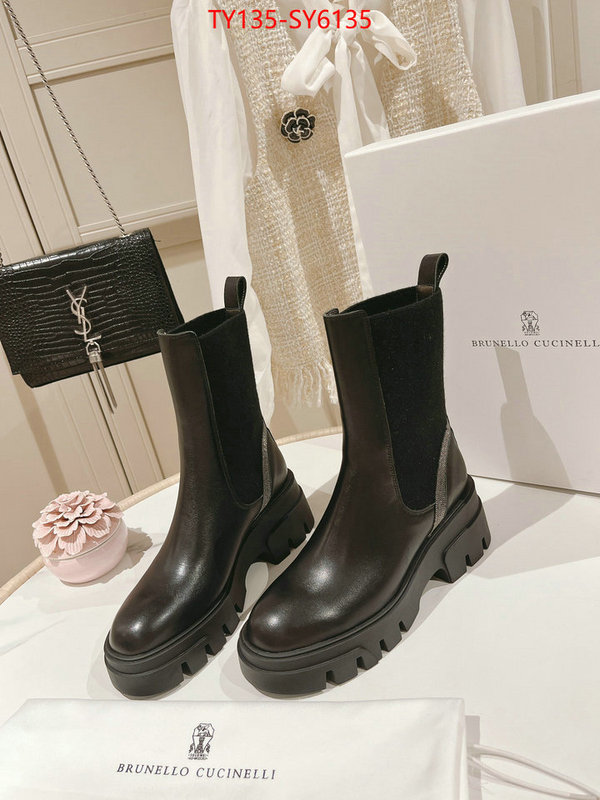 Women Shoes-Brunello cucinelli best fake ID: SY6135 $: 135USD