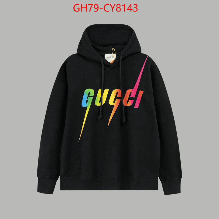 Clothing-Gucci high quality aaaaa replica ID: CY8143 $: 79USD