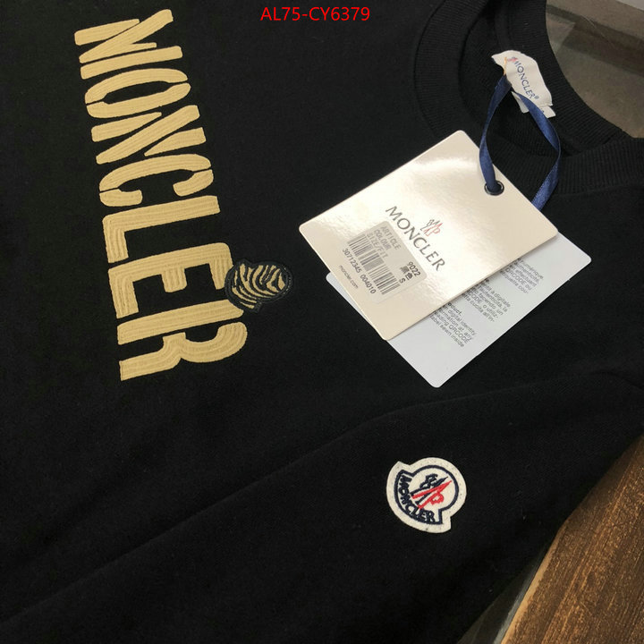 Clothing-Moncler outlet sale store ID: CY6379 $: 75USD