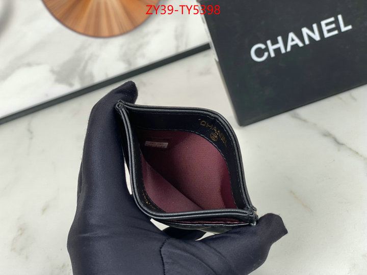 Chanel Bags(4A)-Wallet- top quality ID: TY5398 $: 39USD