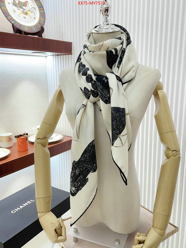 Scarf-Chanel aaaaa+ replica designer ID: MY7579 $: 75USD