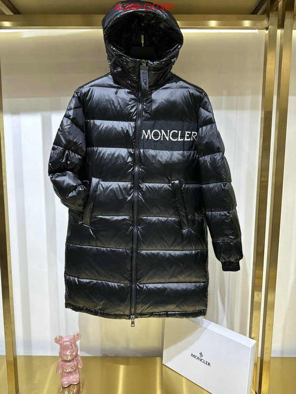 Down jacket Men-Moncler wholesale 2023 replica ID: CY7361 $: 209USD