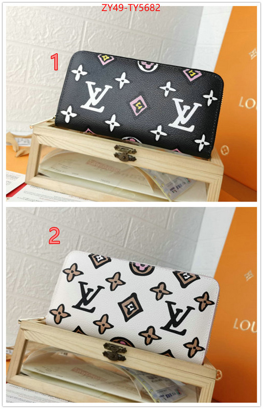 LV Bags(4A)-Wallet where should i buy replica ID: TY5682 $: 49USD