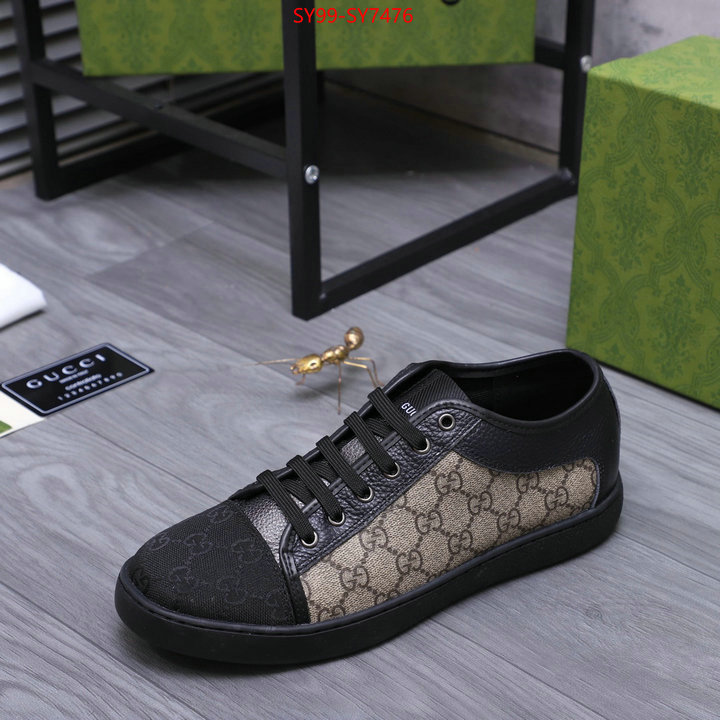 Men Shoes-Gucci mirror copy luxury ID: SY7476 $: 99USD