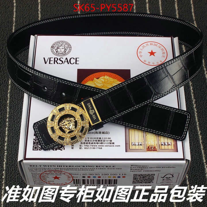 Belts-Versace wholesale designer shop ID: PY5587 $: 65USD