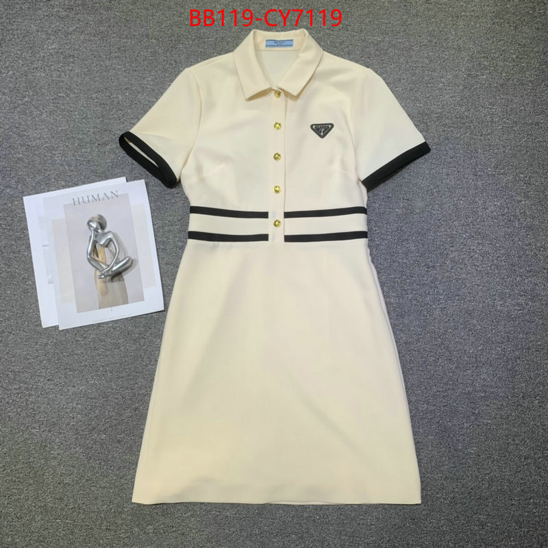 Clothing-Prada found replica ID: CY7119 $: 119USD