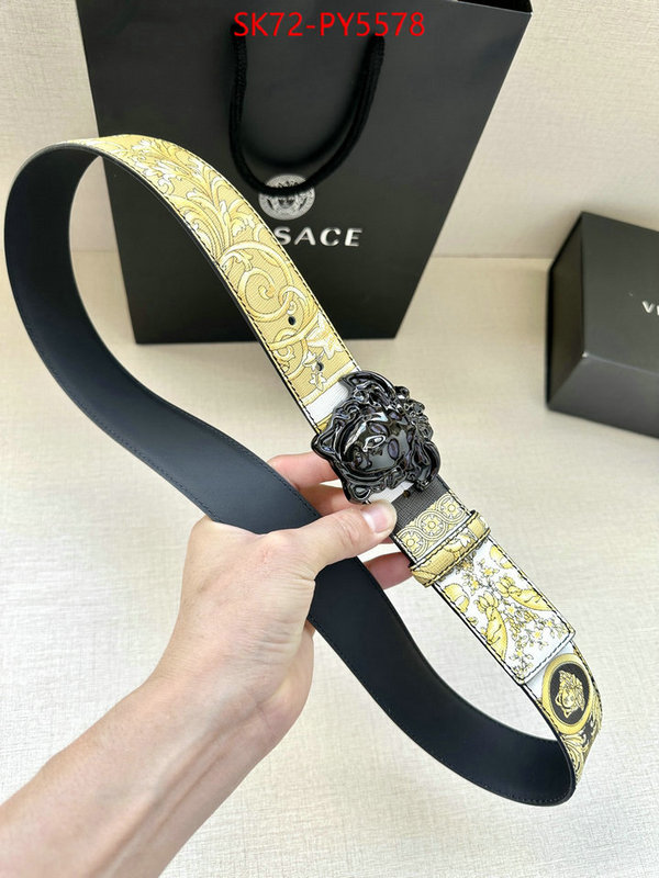 Belts-Versace luxury fake ID: PY5578 $: 72USD