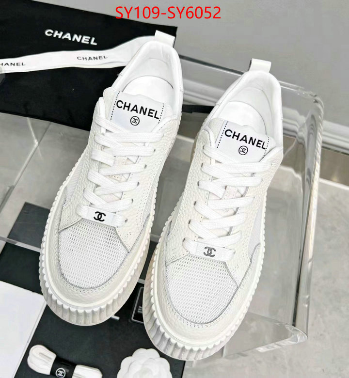 Women Shoes-Chanel wholesale replica shop ID: SY6052 $: 109USD