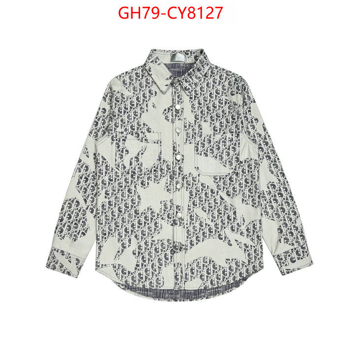 Clothing-Dior aaaaa+ replica designer ID: CY8127 $: 79USD