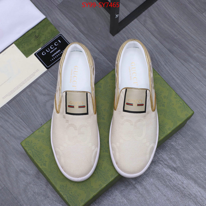 Men Shoes-Gucci brand designer replica ID: SY7465 $: 99USD