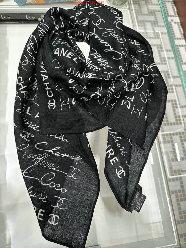 Scarf-Chanel the quality replica ID: MY7743 $: 85USD