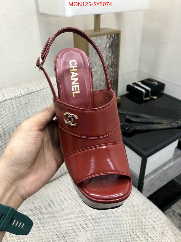 Women Shoes-Chanel best quality replica ID: SY5074 $: 125USD