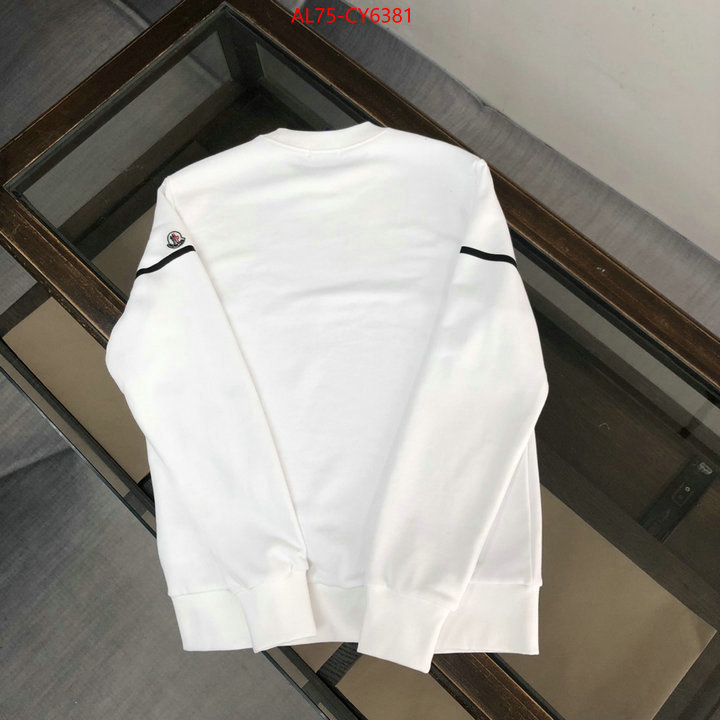 Clothing-Moncler shop cheap high quality 1:1 replica ID: CY6381 $: 75USD