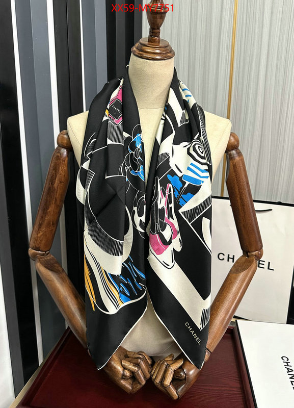 Scarf-Chanel at cheap price ID: MY7751 $: 59USD