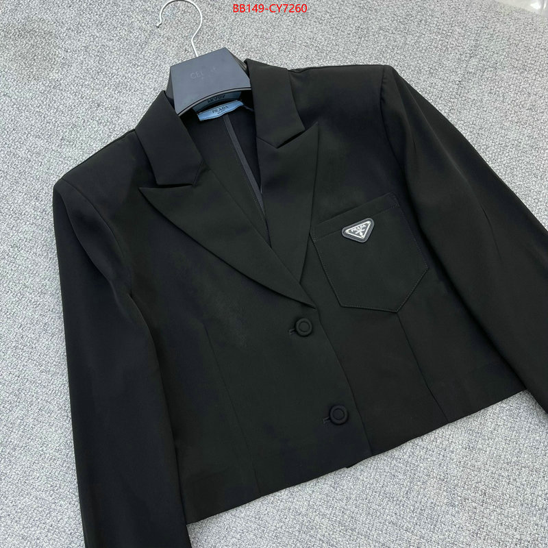 Clothing-Prada replica 1:1 ID: CY7260 $: 149USD