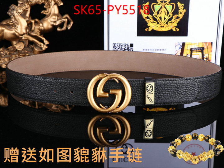 Belts-Gucci where can i buy the best quality ID: PY5518 $: 65USD