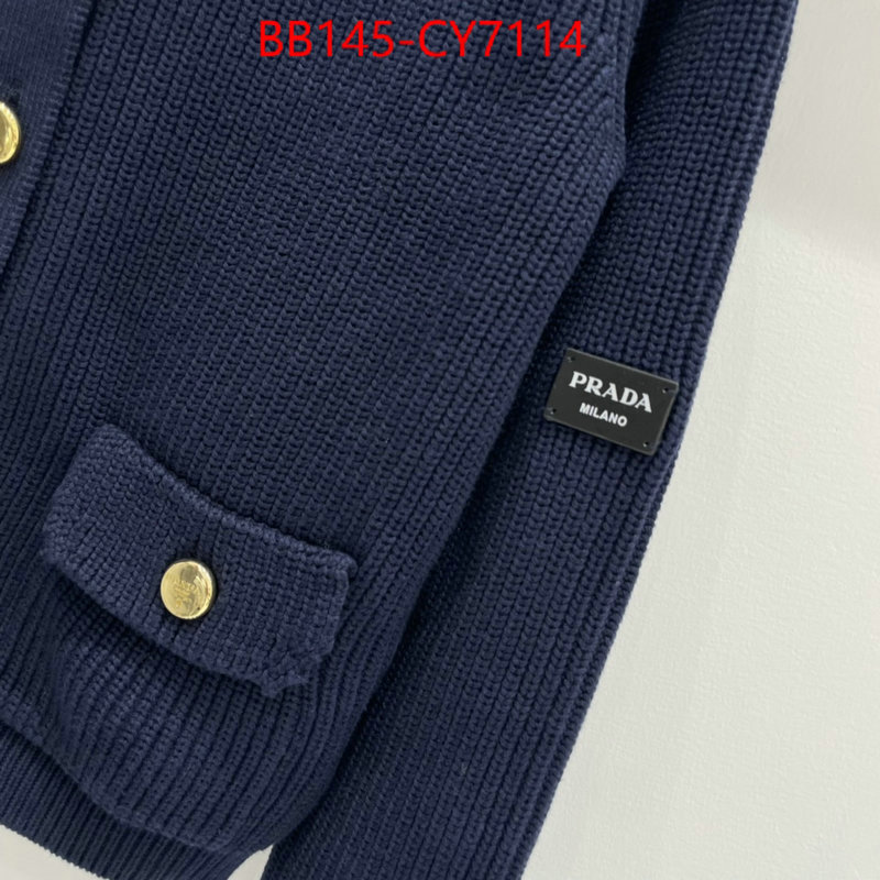 Clothing-Prada top quality designer replica ID: CY7114 $: 145USD
