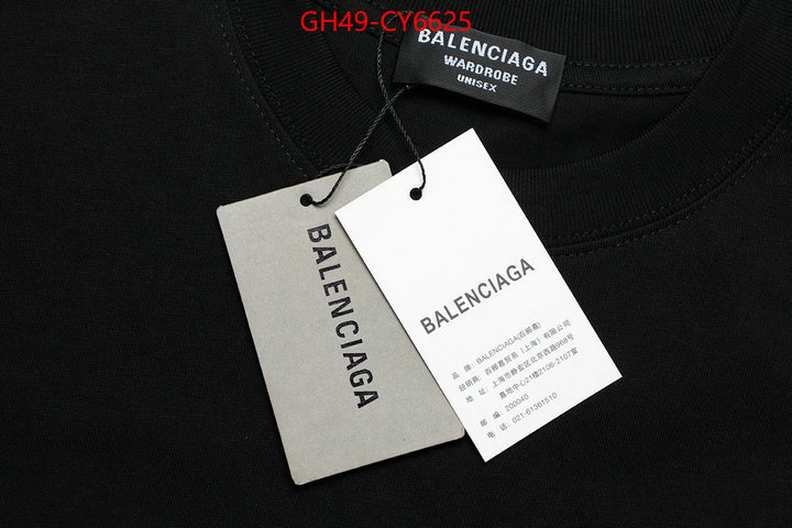 Clothing-Balenciaga supplier in china ID: CY6625 $: 49USD