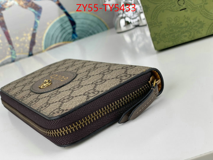 Gucci Bags(4A)-Wallet- brand designer replica ID: TY5433 $: 55USD