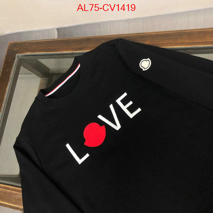 Clothing-Moncler where can i find ID: CV1419 $: 75USD