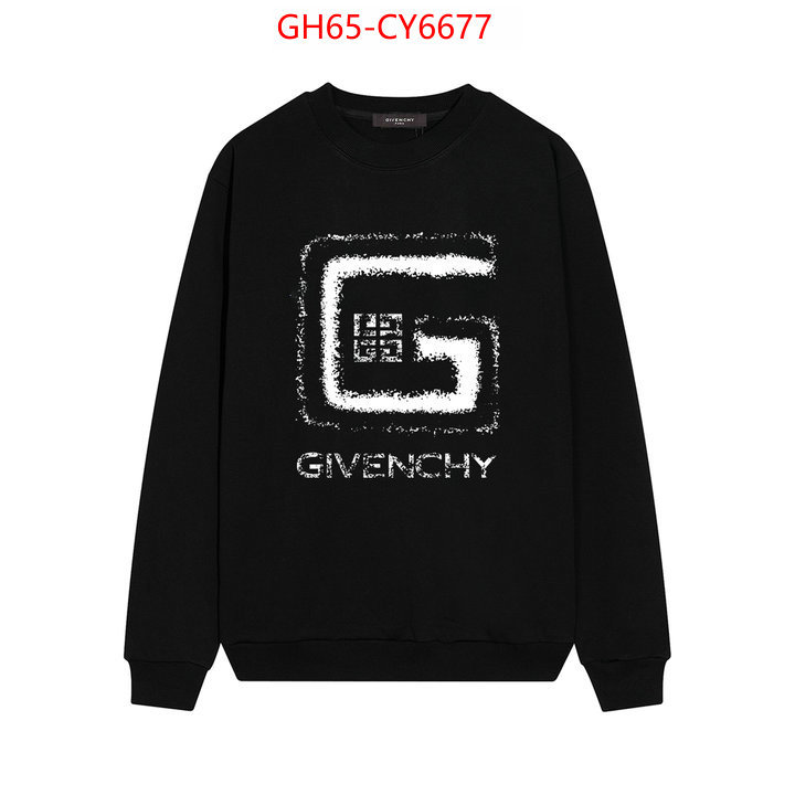 Clothing-Givenchy what best replica sellers ID: CY6677 $: 65USD