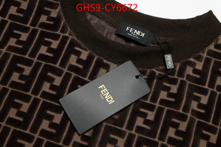 Clothing-Fendi mirror quality ID: CY6672 $: 59USD