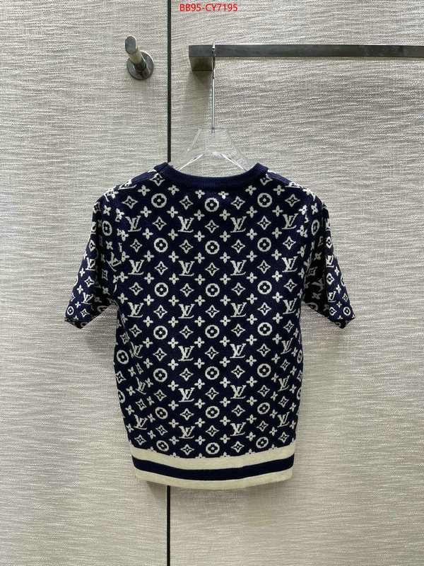 Clothing-LV mirror copy luxury ID: CY7195 $: 95USD