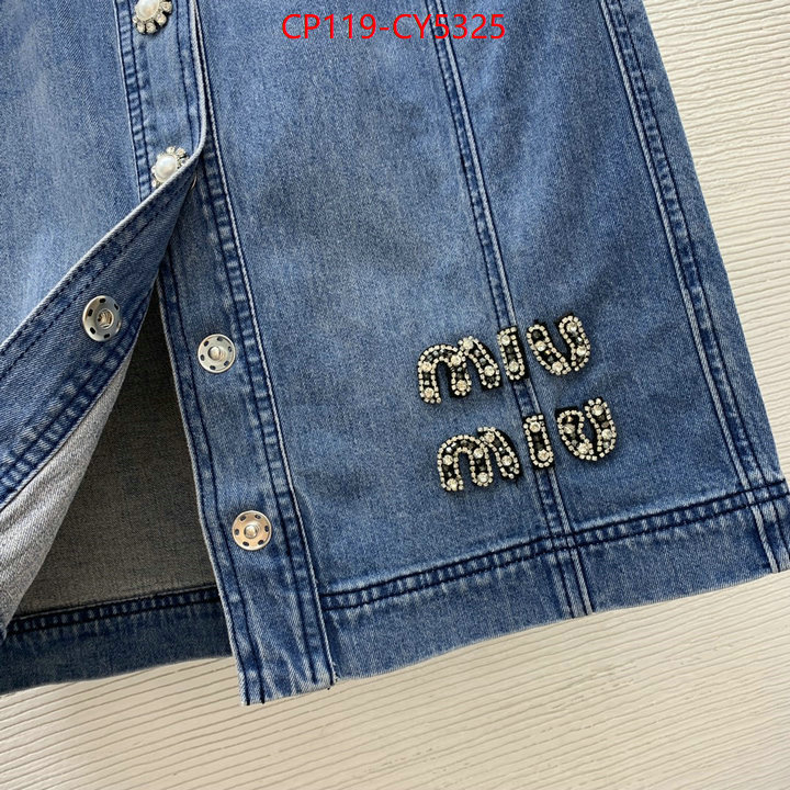 Clothing-MIU MIU quality replica ID: CY5325 $: 119USD