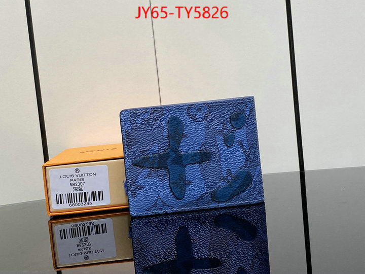 LV Bags(TOP)-Wallet replica every designer ID: TY5826 $: 65USD