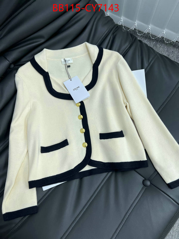 Clothing-Celine wholesale replica shop ID: CY7143 $: 115USD