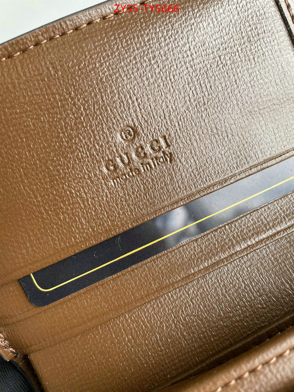 Gucci Bags(4A)-Wallet- the highest quality fake ID: TY5666 $: 55USD