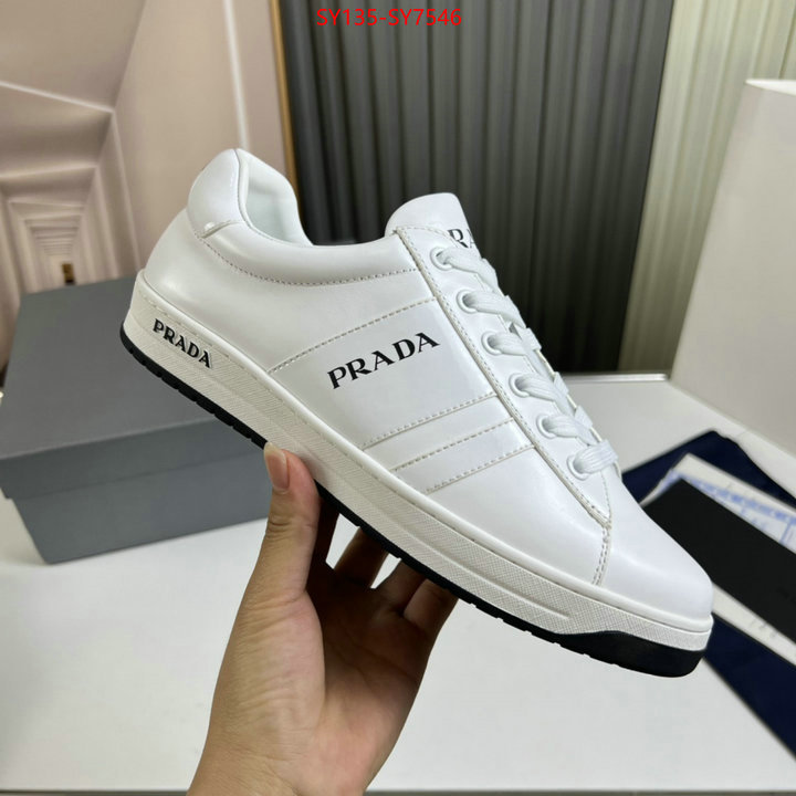 Men shoes-Prada aaaaa+ class replica ID: SY7546 $: 135USD