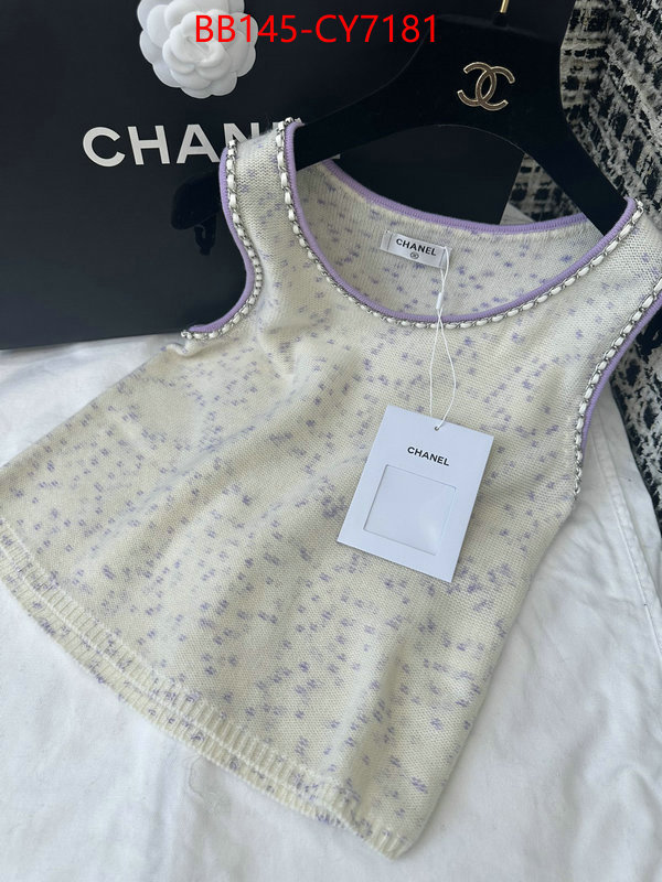 Clothing-Chanel at cheap price ID: CY7181 $: 145USD